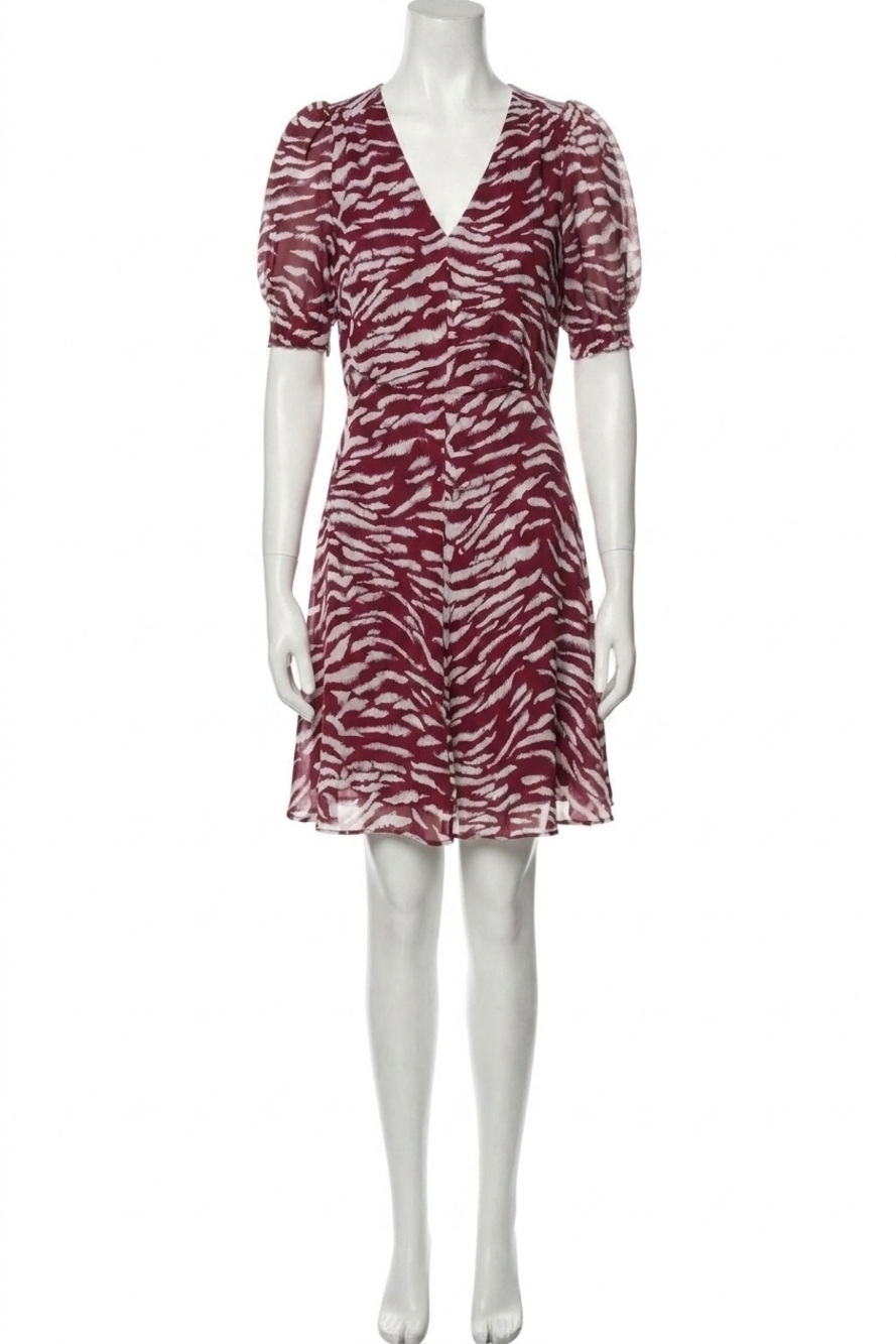 NEW VINCE CAMUTO wine puff sleeve dress in wine